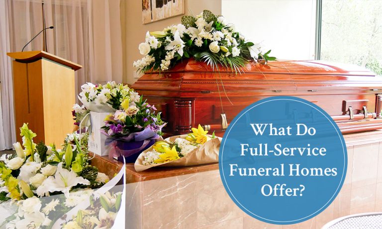 What do full-service funeral homes in Montreal offer?